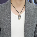 Lorenzo herenvest – open voorkant lang model gebreid