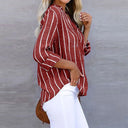 Lala Blouse - Elegant Loose Striped Blouse
