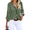 Lala Blouse - Elegant Loose Striped Blouse