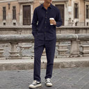 Felix Herren Cord-Set – Langarmhemd und Hose