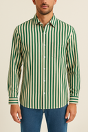 Barclay & Bloom - Herren Langarmhemd mit Streifen