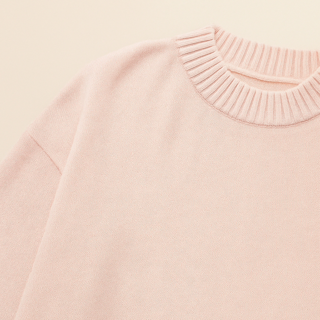 Yara - Women's Pink Crewneck Sweater