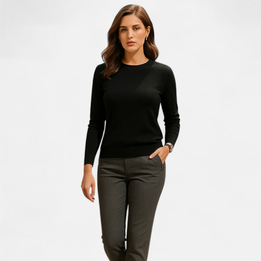 Barclay & Bloom | Women’s Knit Sweater – Long Sleeve Crew Neck Pullover