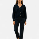 Barclay & Bloom | Women’s Knit Cardigan – Cropped Wool Blend Wrap