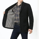 Adrian heren casual blazer – katoenen jack met knopen