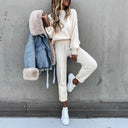 Sienna – Damen zweiteiliges Strick-Loungewear-Set