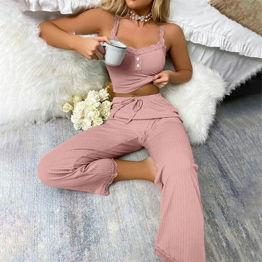 Aria - Women’s Summer Co-ord Set with Tank Top and Pants