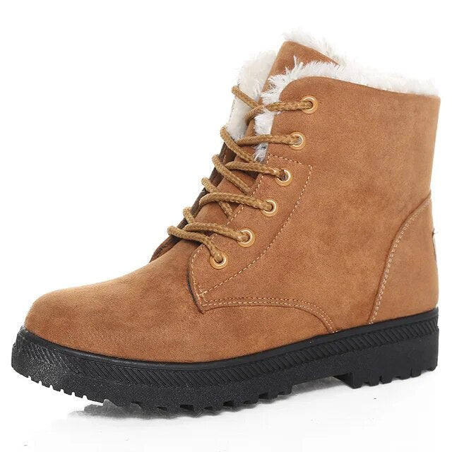 Camille | Women's Winter Lace-Up Boots