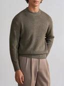 Callum | Eleganter gerippter Herrenpullover