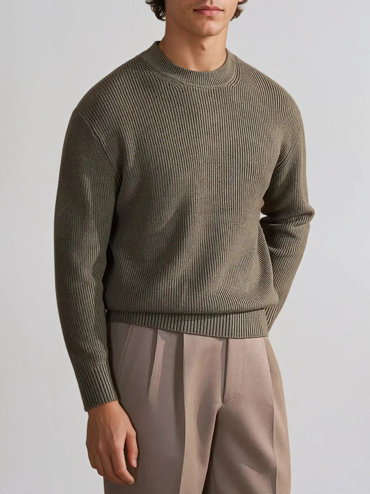 Callum | Elegant Ribbed Men’s Sweater