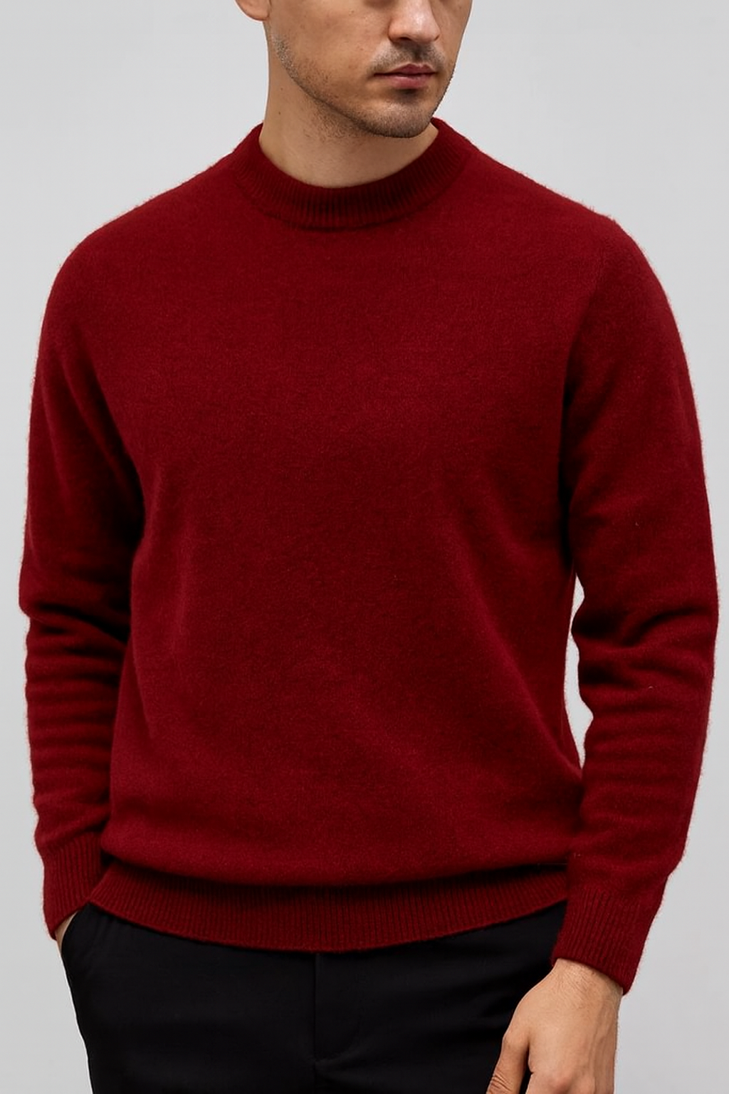 Nico – Męski sweter o luźnym kroju z okrągłym dekoltem