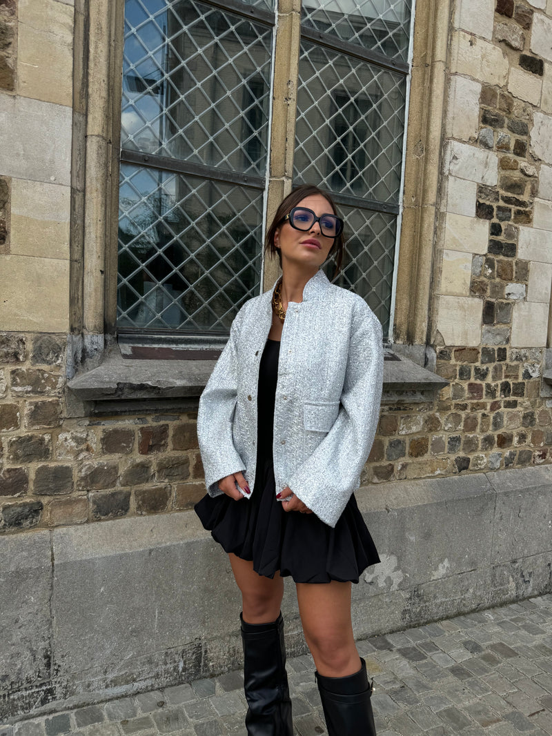 Sabine | Women's Short Coat with Button Closure