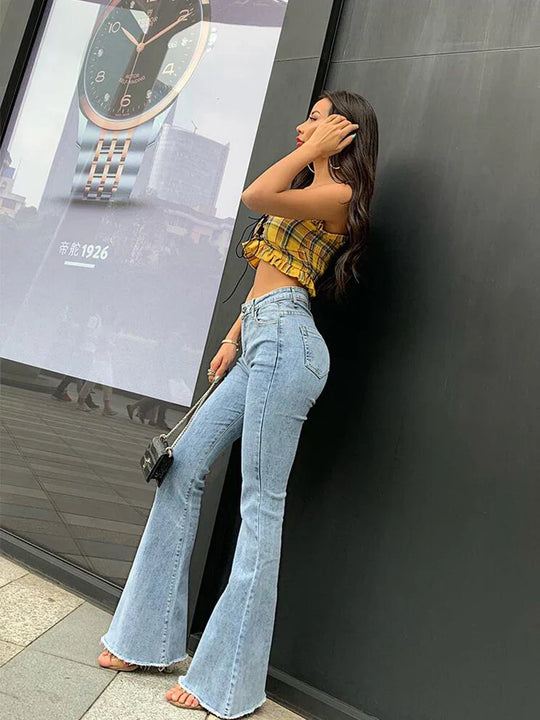Pina - High-waisted jeans