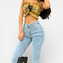 Barclay & Bloom | Women’s High-Waisted Flared Jeans – Stretch Denim Bootcut Pants