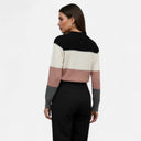 Barclay & Bloom | Damen Strickpullover – Farbblock Langarm Pullover