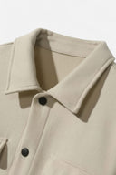 Barclay & Bloom | Men’s Woven Overshirt Jacket with Lapel Collar