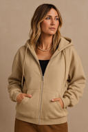 Viola – Women’s Zip-Up Hoodie with Pockets
