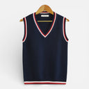 Men’s Classic Knit Vest Sleeveless Cotton Smart Casual Wear
