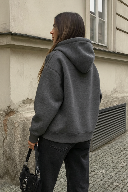 Elodie – Women’s Hooded Zip Jacket with Large Pockets