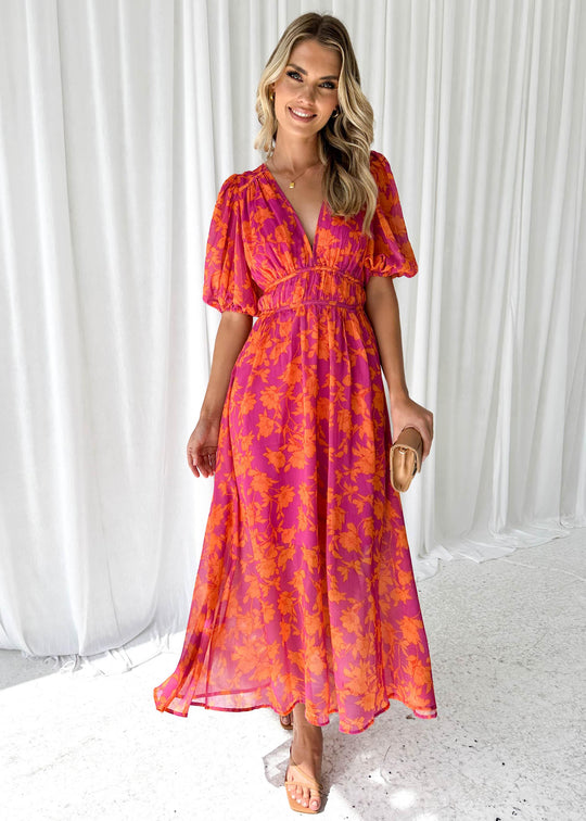 Kaya – Women’s V-Neck Maxi Dress