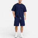 Men’s Oversized T-Shirt & Shorts Set Lightweight Summer Outfit