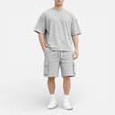 Men’s Oversized T-Shirt & Shorts Set Lightweight Summer Outfit