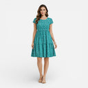 Women’s Flowy Floral Dress Casual Summer Midi Tiered