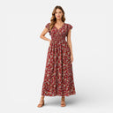 Women’s Floral Maxi Dress for Vacation Lightweight Summer Dress