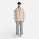 Heren ribfluwelen overhemd met knopen Zacht lente casual pasvorm