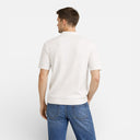 Men’s Ribbed Polo Shirt Premium Viscose Blend Slim Fit