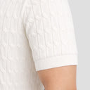 Herren Strick-Poloshirt Leicht Atmungsaktiv Schlanke Passform