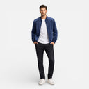 Herren Premium Wildleder-Fliegerjacke Klassische Passform