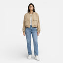 Women’s Bomber Jacket Lightweight Classic Casual Style