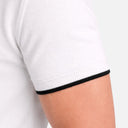 Men’s Slim Fit Polo Shirt Contrast Collar Lightweight Knit