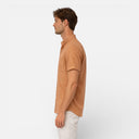 Men’s Linen Cotton Blend Shirt Short Sleeve Lightweight Summer