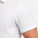 Men’s Summer Outfit Shirt and Shorts Set Lightweight Textured