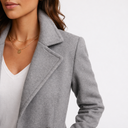 Barclay & Bloom | Women’s Wool Blend Coat – Long Double Breasted Winter Jacket