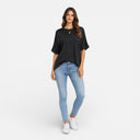 Women’s Oversized Cotton T-Shirt Relaxed Fit Breathable Basic Tee