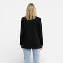 Damen Zweireihiger Blazer Strukturierte Klassische Passform Jacke