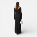Women’s Knit Maxi Dress Hollow Out Breathable Beach Cover Up