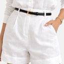 Dames Zomer Matchende Blazer Shorts Set Ademend Vakantie Outfit