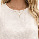 Women’s Linen Cotton Blend Top and Trousers Set Lightweight Summer Outfit