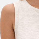 Women’s Linen Cotton Blend Top and Trousers Set Lightweight Summer Outfit