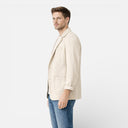 Men’s Linen Cotton Blazer Lightweight Breathable Tailored Summer Jacket