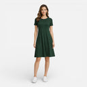 Women’s Cotton A-Line Mini Dress Breathable Summer Casual