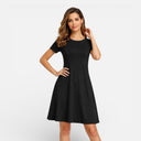 Women’s Cotton A-Line Mini Dress Breathable Summer Casual