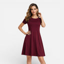 Women’s Cotton A-Line Mini Dress Breathable Summer Casual