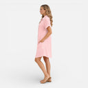 Women’s Linen Cotton Blend Shirt Dress Button Front Casual Summer Dress