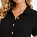 Women’s Linen Cotton Blend Shirt Dress Button Front Casual Summer Dress