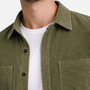 Men’s Corduroy Overshirt Lightweight Comfort Casual Spring Layer